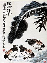 1605143_李苦禅_绿雨春风图